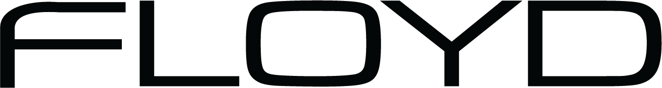 FLOYD logo svart